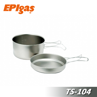 【大山野營】EPIgas TS-104 超輕鈦鍋 ATS