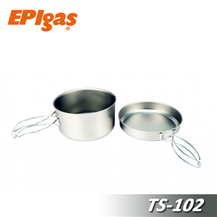 【大山野營】EPIgas TS-102 超輕鈦鍋 ATS