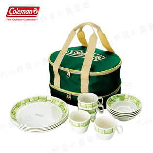 【大山野營】Coleman CM-9135 4人份美耐皿